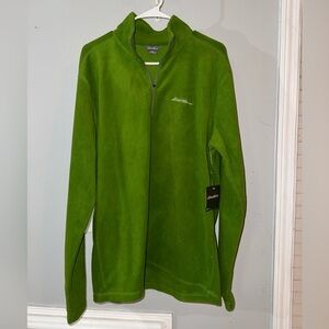 Eddie Bauer Vibrant Green Fleece Jacket